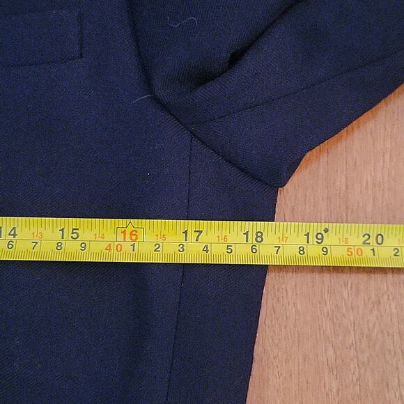J. Crew Regent Wool Blazer Suit Jacket Dark Navy Blue Size 4 Style 80323 - Picture 8 of 9